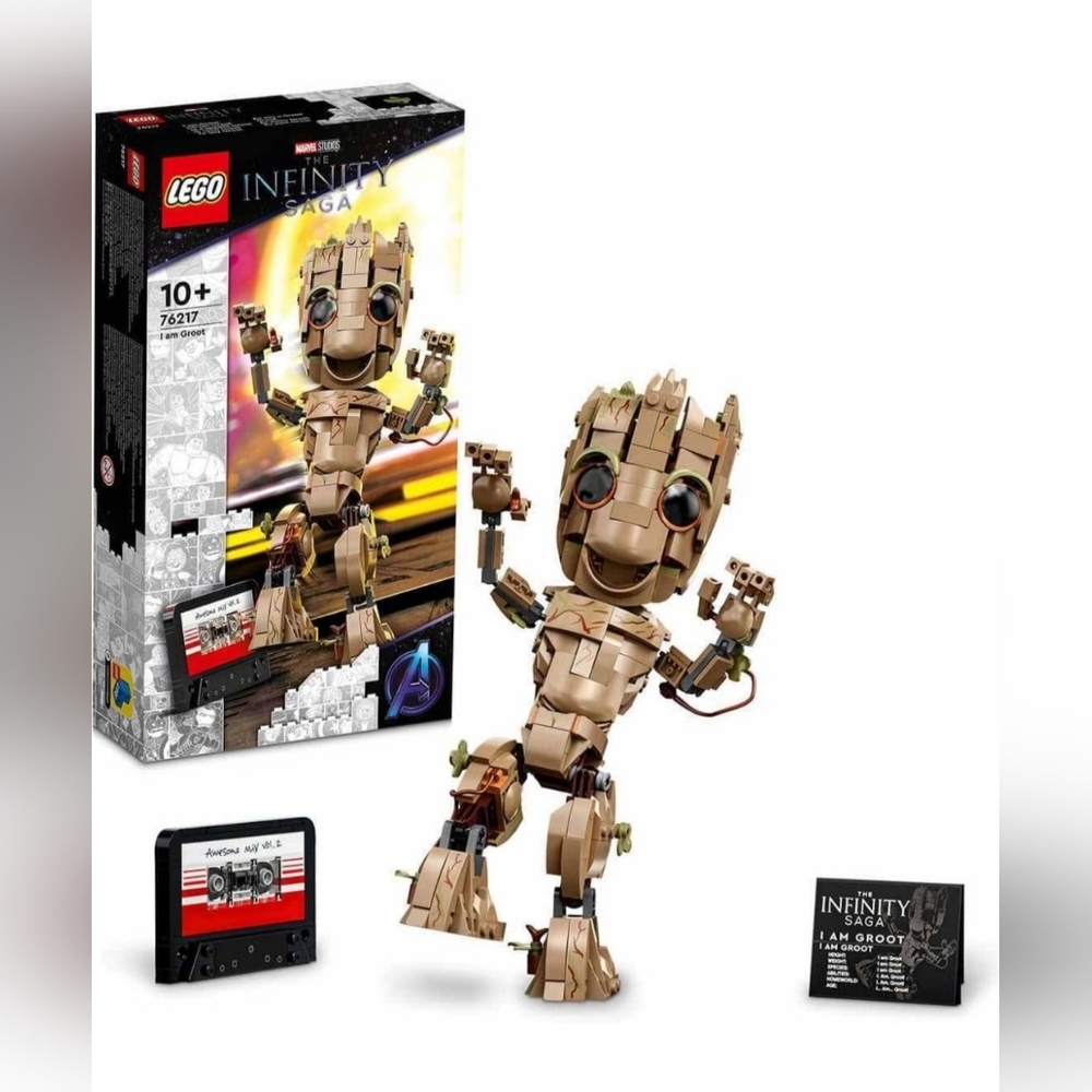Lego 76217 Marvel Studios The Infinity Saga I am Groot NWT Building Toy Set